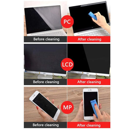 Touchscreen Mist Cleaner, Screen Cleaner, for All Phones, Laptop and Tablet Screens,Two in One Spray and Microfiber Cloth