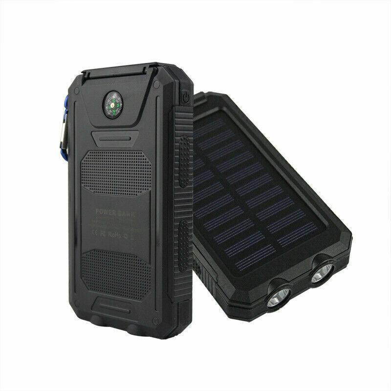 Super 20000Mah USB Portable Charger Solar Power Bank for Iphone Cell Phone 2023