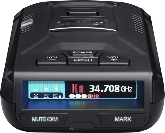 R3 EXTREME LONG RANGE Laser/Radar Detector, Record Shattering Performance, Built-In GPS W/ Mute Memory, Voice Alerts, Red Light & Speed Camera Alerts, Multi-Color OLED Display , Black